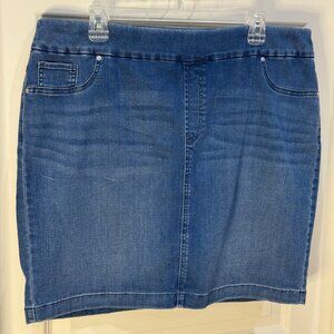 Chico's Stretch Blue Jean Skort - size 3 (US 16)